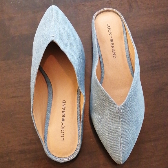 NWOT Lucky Brand Barbora suede mules#Clearance#Lastprice#No offer - Picture 4 of 11